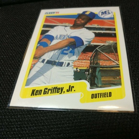 1990 Fleer Ken Griffey Jr #513 2nd Year Seattle Mariners Hall of Fame - Picture 5 of 9